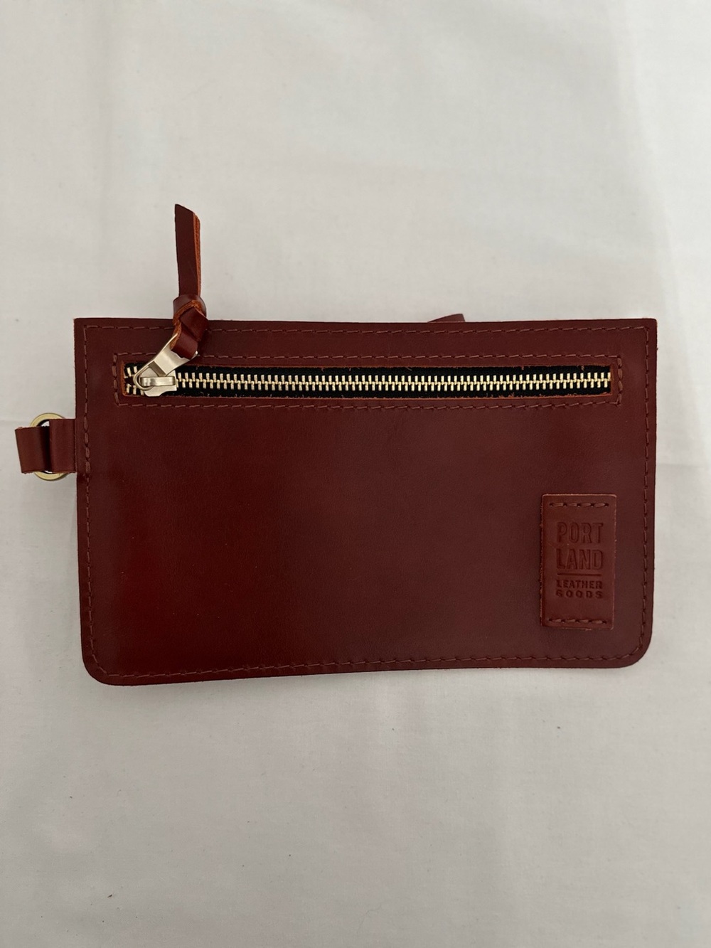 NEW Portland Leather Goods Adriana Pouch Shade Possibly Madrone Wristlet - Picture 11 of 13